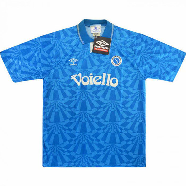 1991-1993 Season Napoli Home Blue Color Football Shirt Top Thailand Quality Napoli Retro Jersey