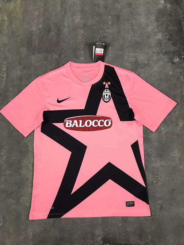 2011-2012 Season Juventus Away Pink Color Football Shirt