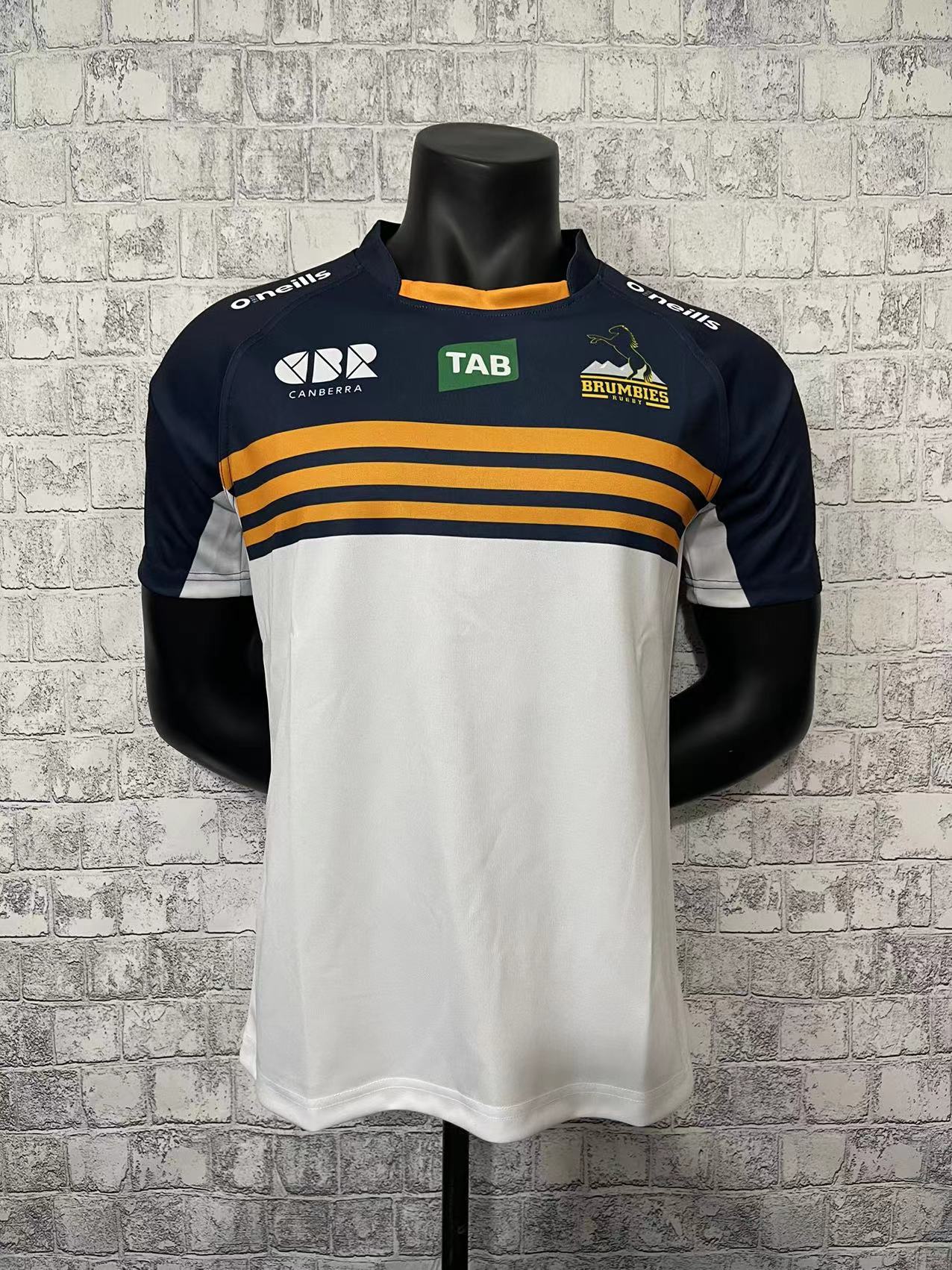 2022 Season Brumbies A11 White Color Training Rugby Jersey