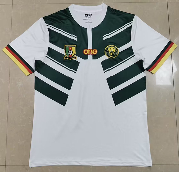 2022 World Cup Cameroon Away White Color Soccer Jersey