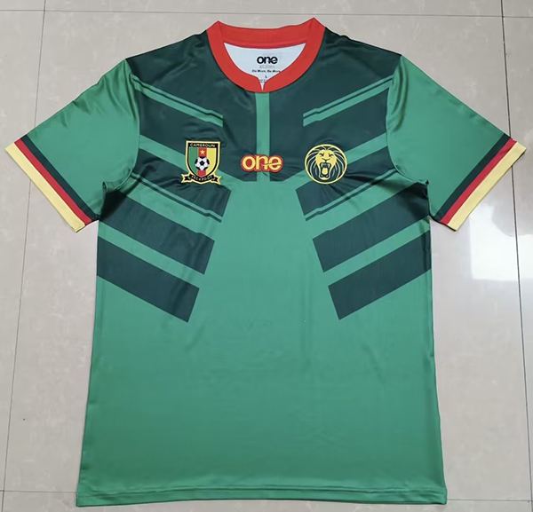 2022 World Cup Cameroon Home Green Color Soccer Jersey