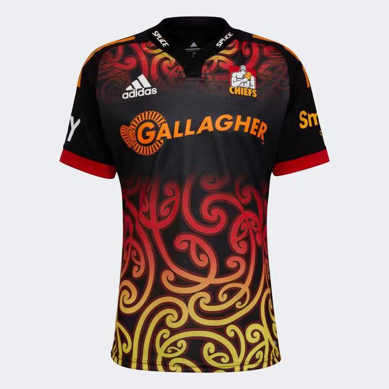 2022 Season Chiefs Home Red Color Rugby Jersey