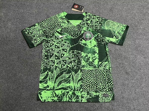 2022 World Cup Nigeria Home Green Color Soccer Jersey