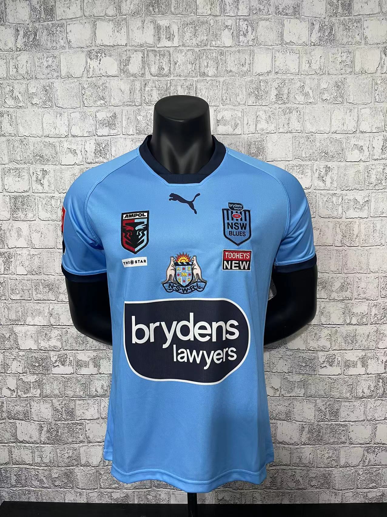 2022 Season NSW Blues Home Blue Color Rugby Jersey