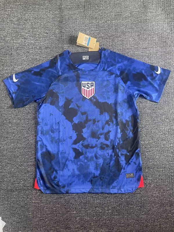 2022 World Cup USA Away Blue Color Soccer Jersey