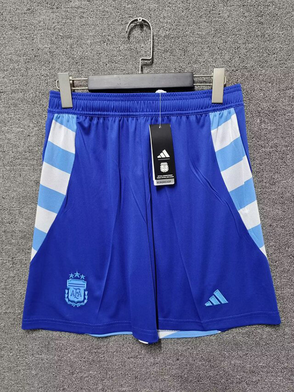 24-25 Season Argentina Away Blue Color Football Shorts Free Shipping