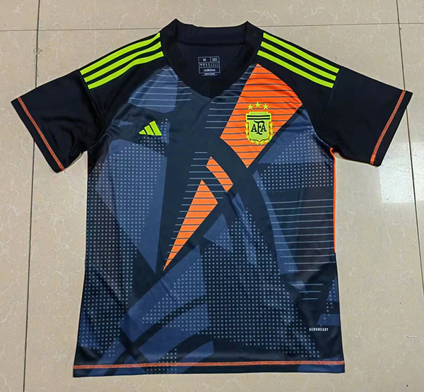 24-25 Season Argentina Goalkeeper Black Color Football Jersey