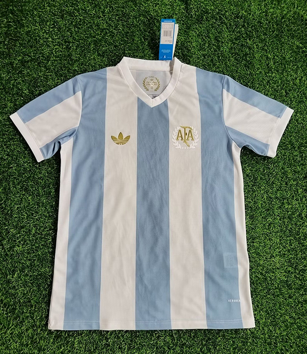 24-25 Season Argentina Home Blue-White 50th Anniversary Football Jersey