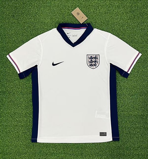 2024 Euro Cup England Home White Color Football Jersey