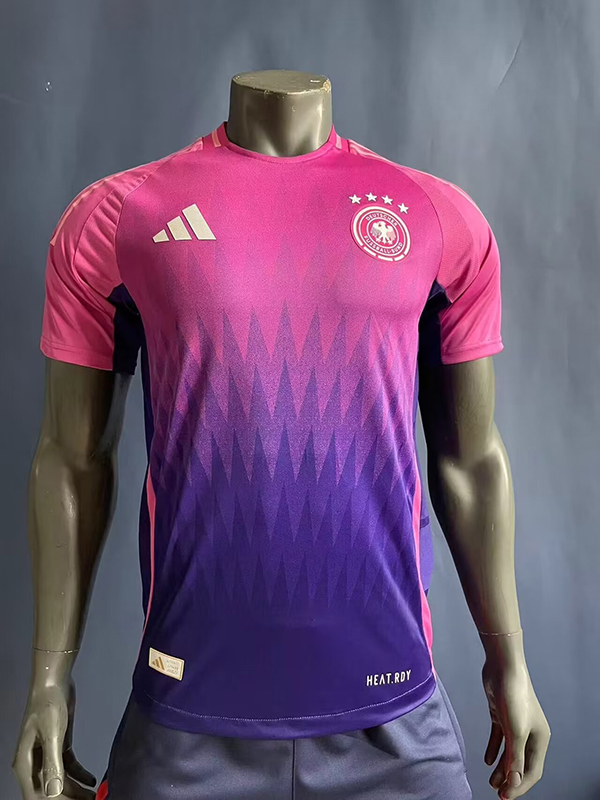 2024 Euro Cup Germany Away Pink Color Football Jersey(Player Version)