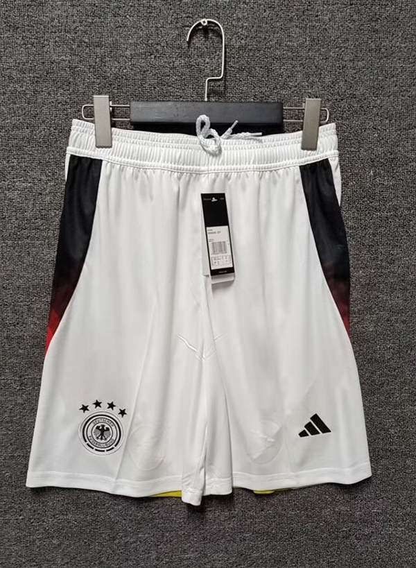 2024 Euro Cup Germany Home White Color Football Shorts Free Shipping