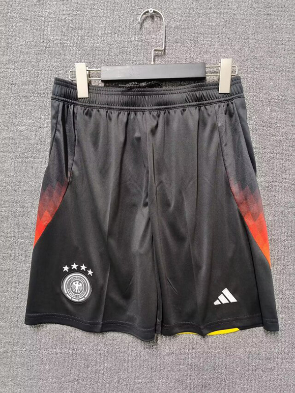 2024 Euro Cup Germany Home Black Color Football Shorts Free Shipping