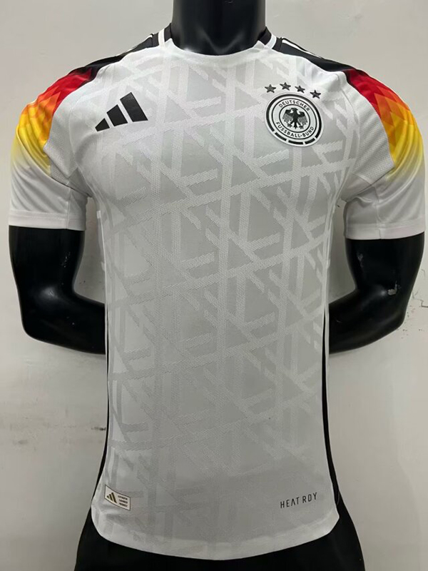 2024 Euro Cup Germany Home White Color Football Shirt(Player Version)