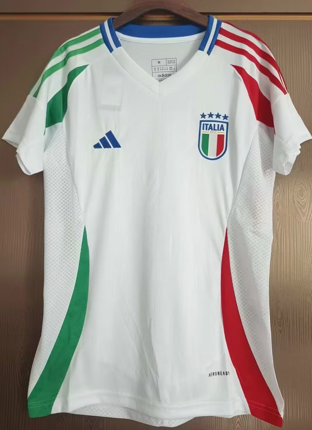 2024 Euro Cup Italy Away White Color Women Football Jersey