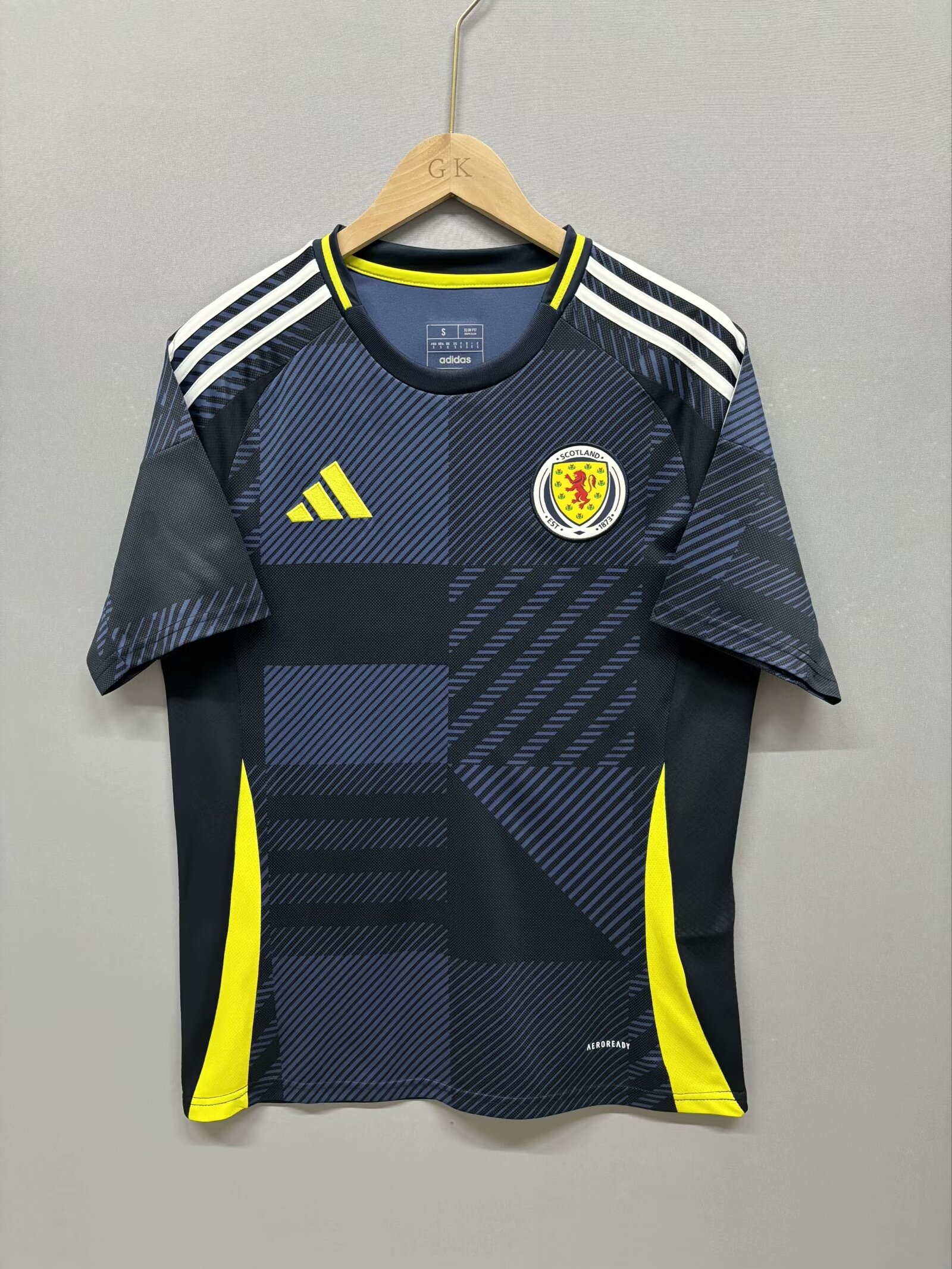 2024 Euro Cup Scotland Home Blue Color Football Jersey