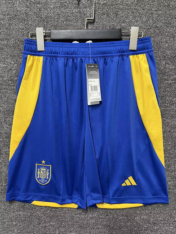 2024 Euro Cup Spain Home Blue Color Football Shorts