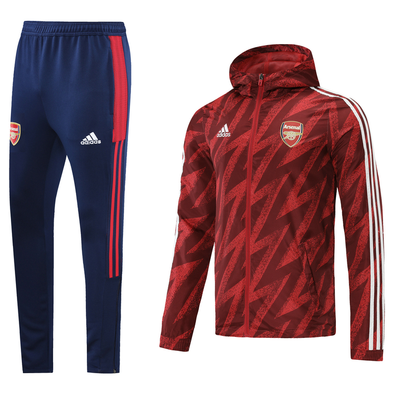 21-22 Season Arsenal Red Color Padded Windbreaker Tracksuit