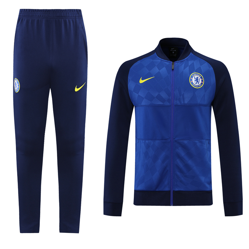 21-22 Season Chelsea Blue Color Football Tracksuit