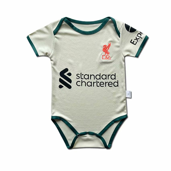 21-22 Season Liverpool Away Grey Color Baby Suit