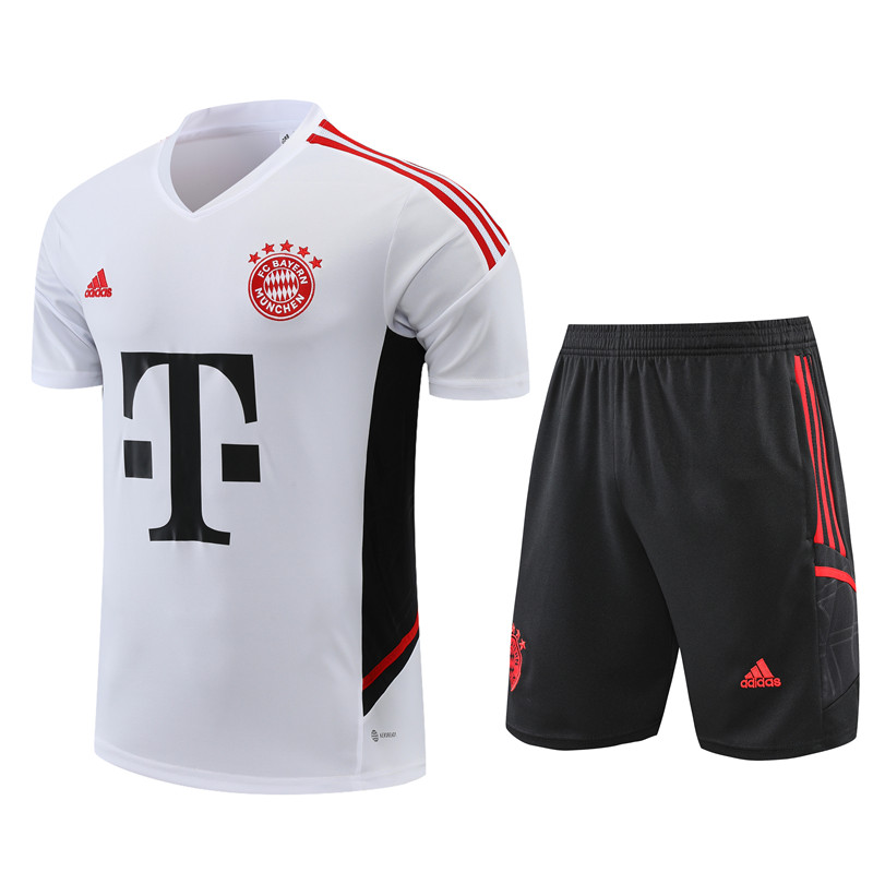 22-23 Season Bayern Munich White Color Football Training Set