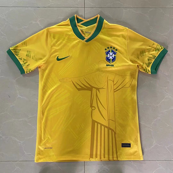 22-23 Season Brazil Yellow Color Pre-Match Football Training Shirt