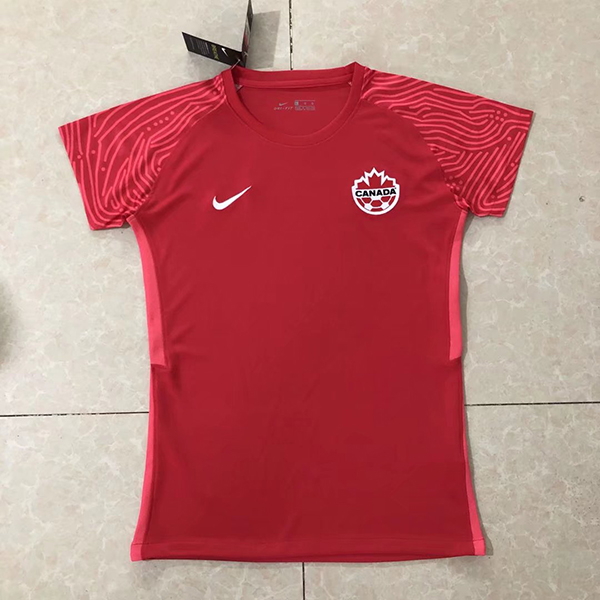 22-23 Season Canada Home Red Color Female Football Jersey