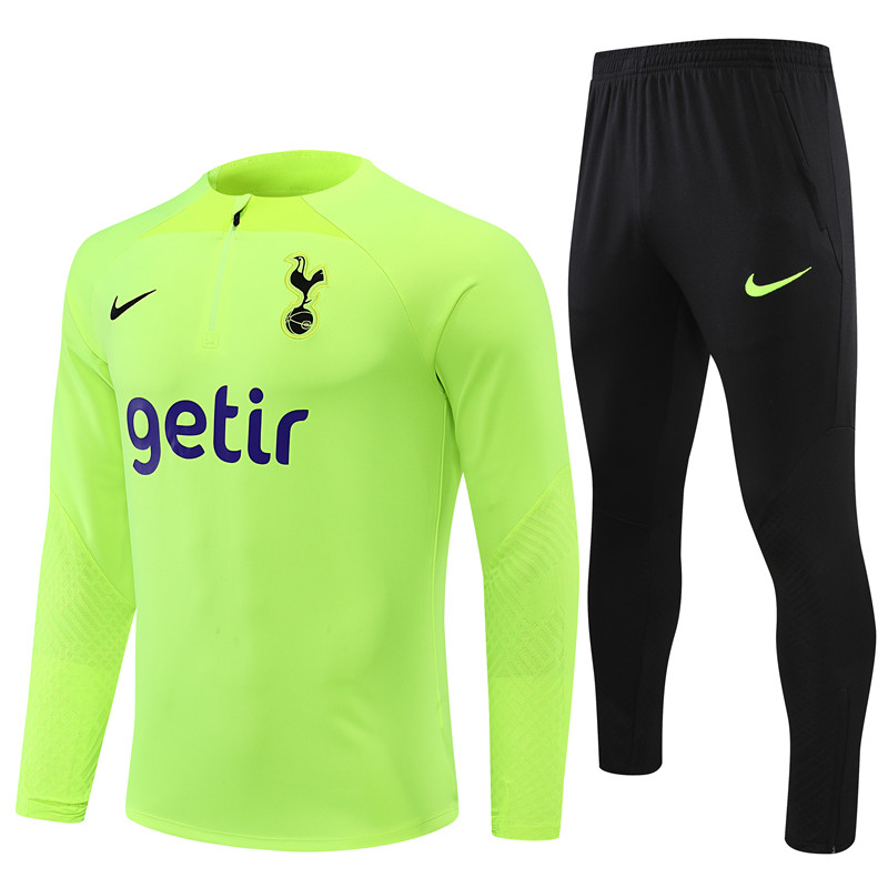 22-23 Season Hotspur Green Color Football Sweater Set