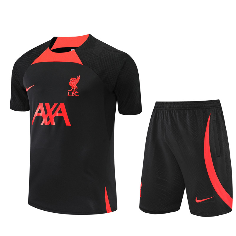 22-23 Season Liverpool Black Color Football Suit