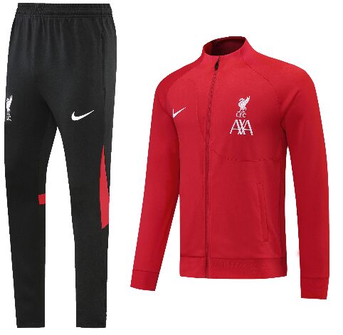 22-23 Season Liverpool Red Color Football Tracksuit