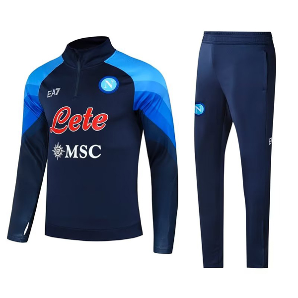 22-23 Season Napoli Dark-Blue Color Football Sweater Set