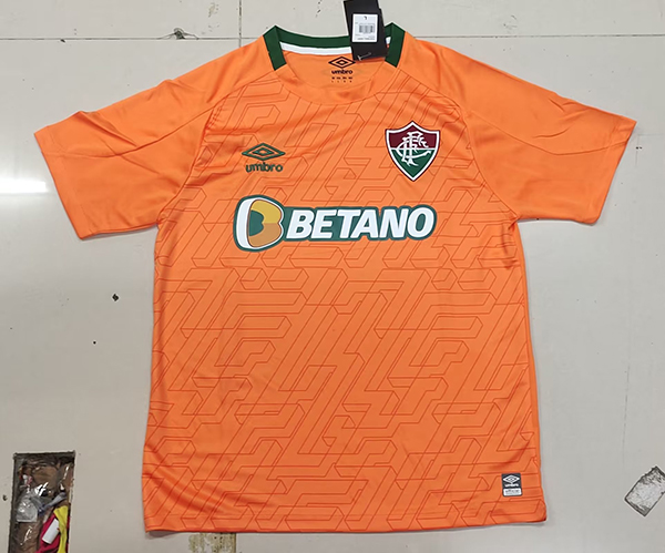 23-24 Season Fluminense Orange Color Football Training Shirt