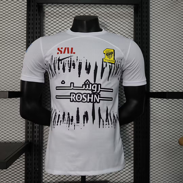 23-24 Season Ittihad FC Away White Color Football Jersey(Player Version)