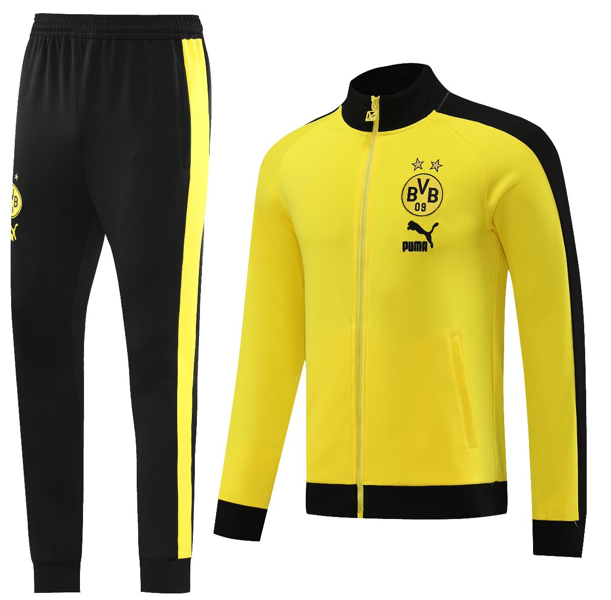 23-24 Season Dortmund Yellow Color Football Tracksuit