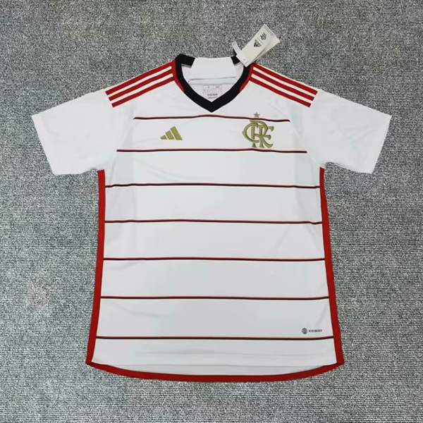 23-24 Season Flamengo Away White Color Football Jersey