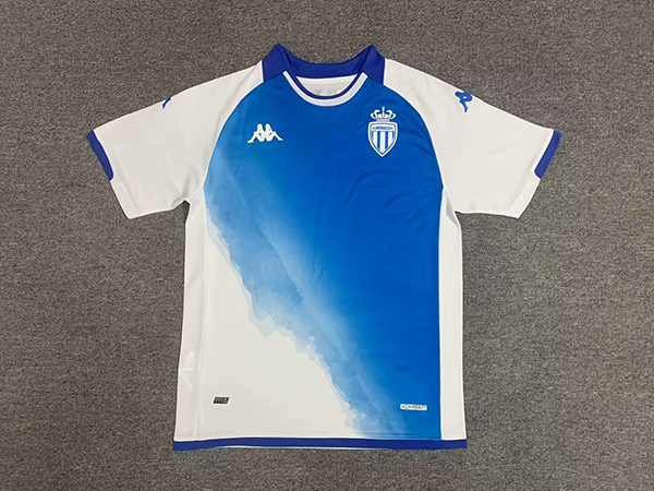 23-24 Season Monaco Third Blue-White Color Football Jersey