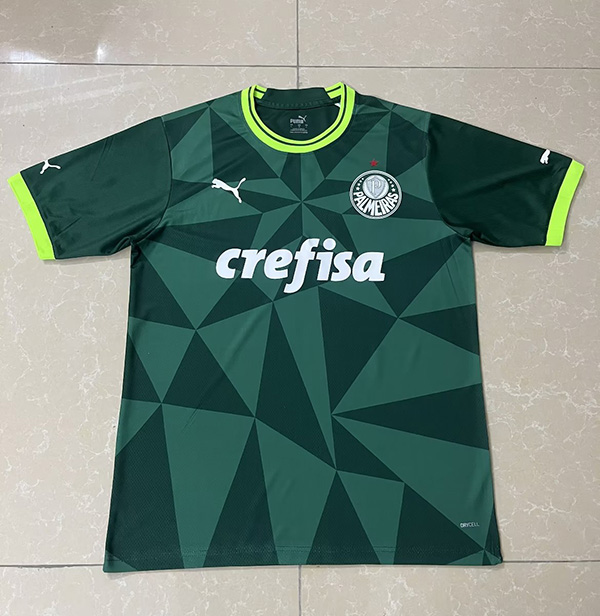 23-24 Season Palmeiras Home Green Color Football Jersey