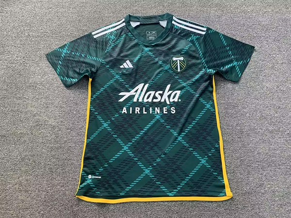 23-24 Season Portland Timbers Home Green Color Soccer Jersey