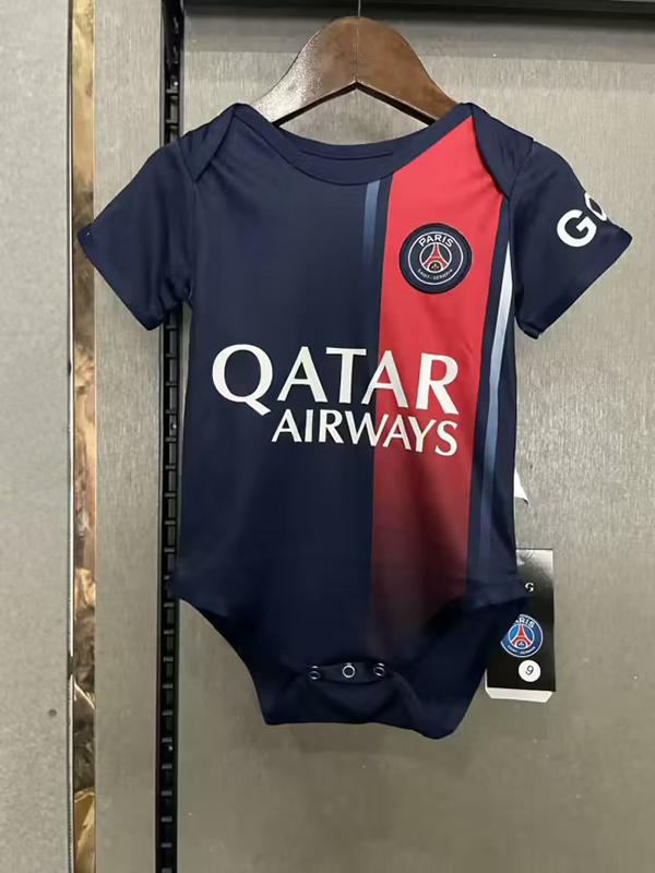 23-24 Season Paris Saint Germain Home Blue Color Baby Suit