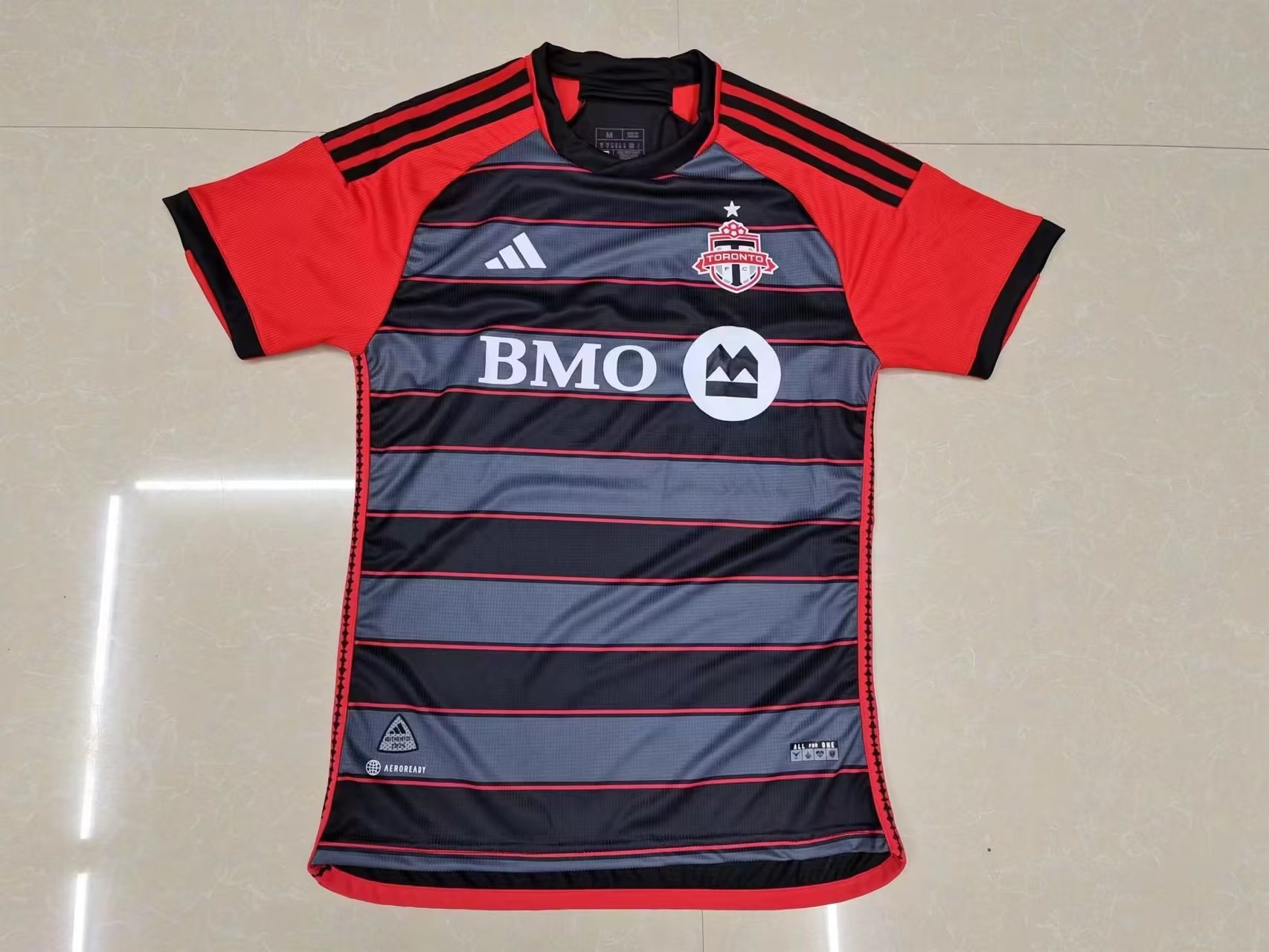 23-24 Season Toronto FC Home Red-Black Color Soccer Jersey