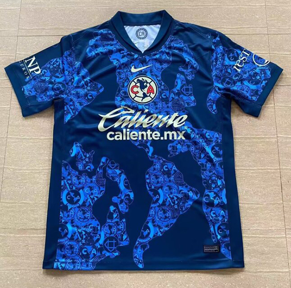 24-25 Season CF America Away Blue Color Football Jersey