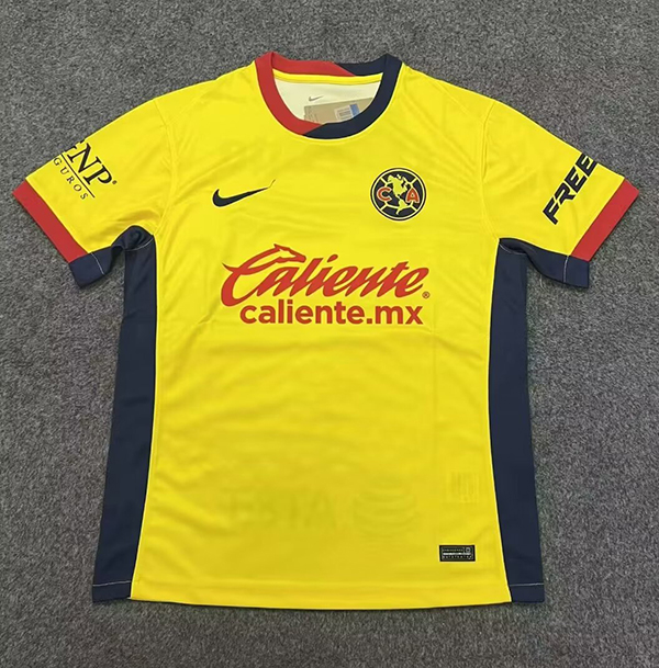 24-25 Season CF America Home Yellow Color Football Jersey