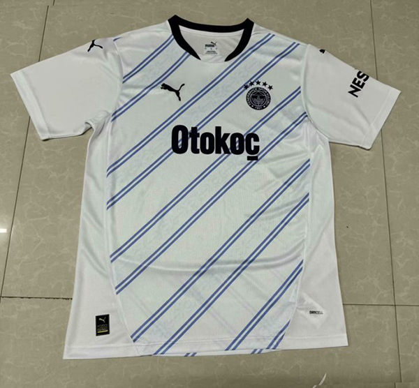 24-25 Season Fenerbahce Away White Color Football Jersey