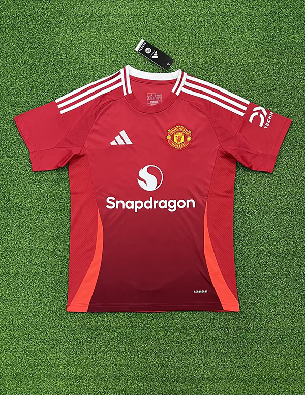 24-25 Season Manchester United Home Red Color Soccer Jersey