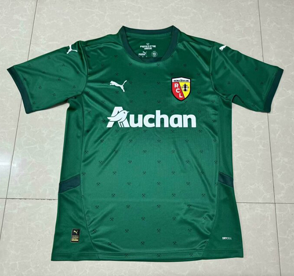 24-25 Season RC Lens Away Green Color Football Jersey