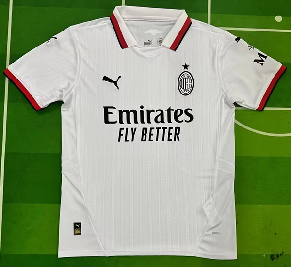 24-25 Season AC Milan Away White Color Football Jersey