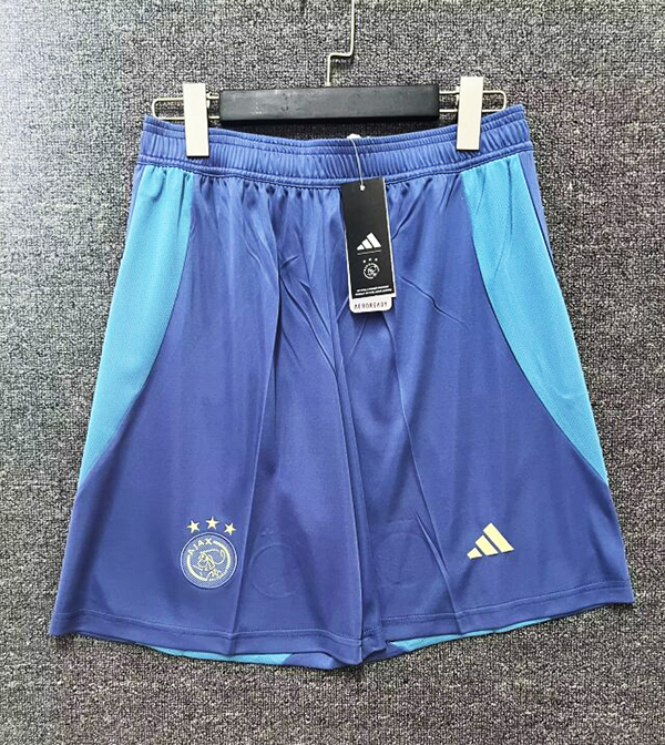 24-25 Season Ajax Away Blue Color Football Shorts