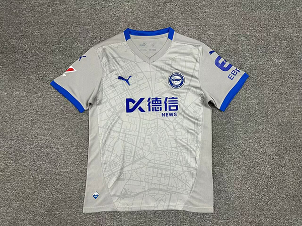 24-25 Season Alaves Away White Color Football Jersey