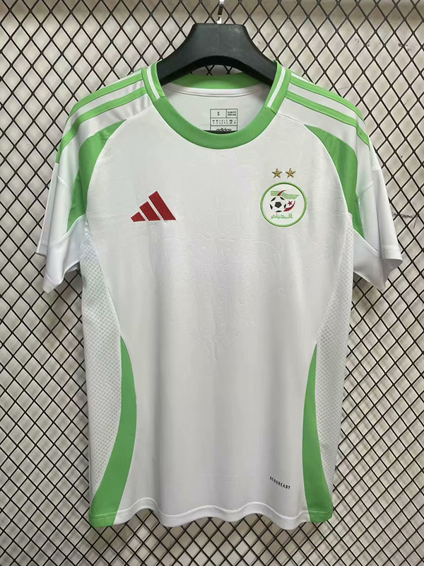 24-25 Season Algeria Home White Color Football Jersey