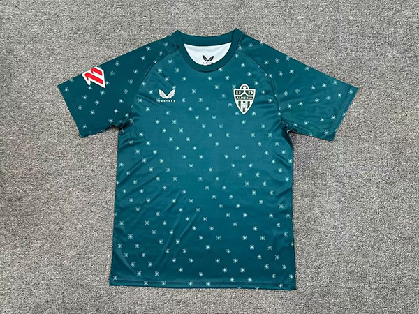 24-25 Season Almeria Away Light-Green Color Football Jersey