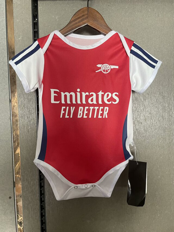 24-25 Season Arsenal Home Red Color Baby Suit